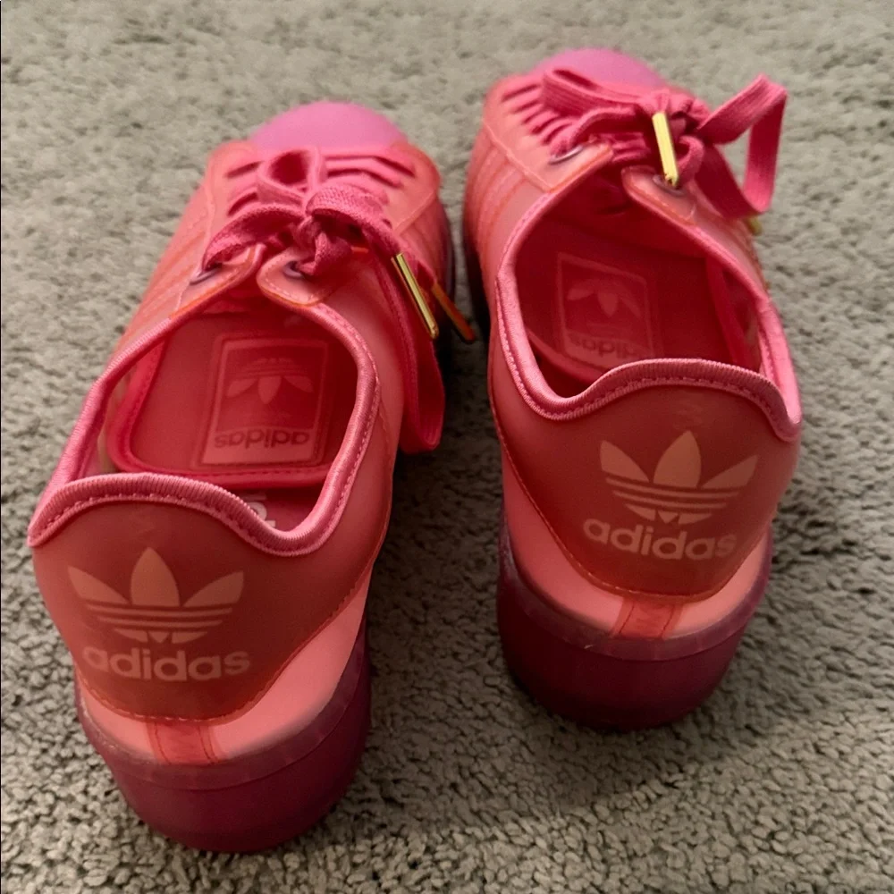 Adidas Superstar Jelly Pink Sneakers — Women’s 9